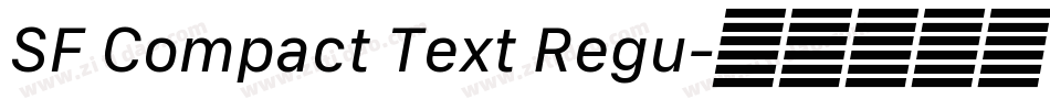 SF Compact Text Regu字体转换